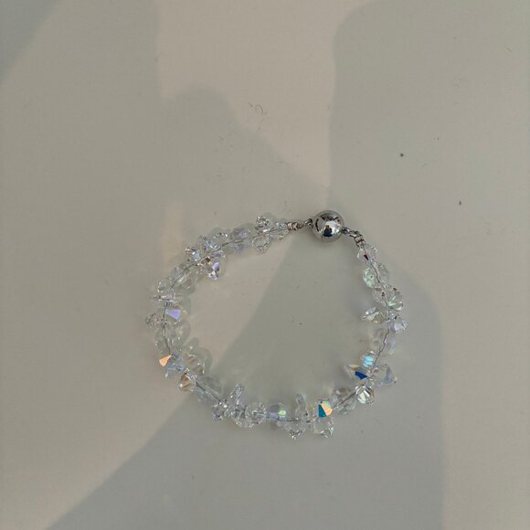 Clear Crystal Charm Bracelet - Picture 2 of 3